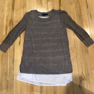 APT.9 Gray Longsleeve Tunic
